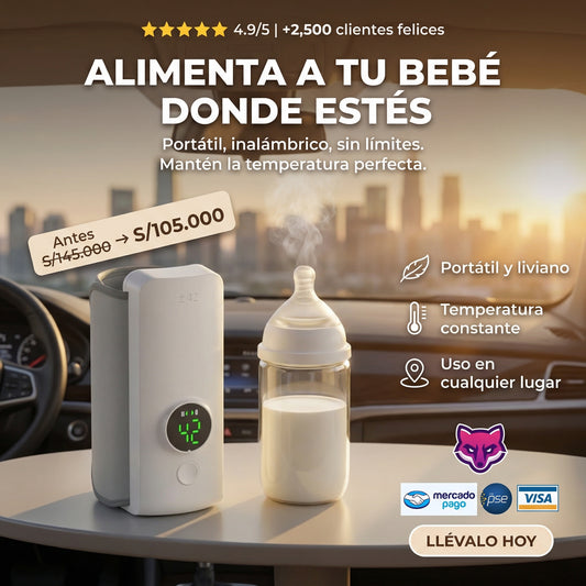 WarmGo – Calentador de Biberones Portátil Inalámbrico